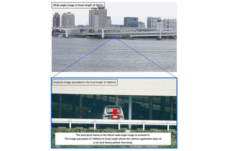 Illustration for article titled La nueva cámara de vigilancia de Fujifilm puede leer la matrícula de un auto a un kilómetro de distancia